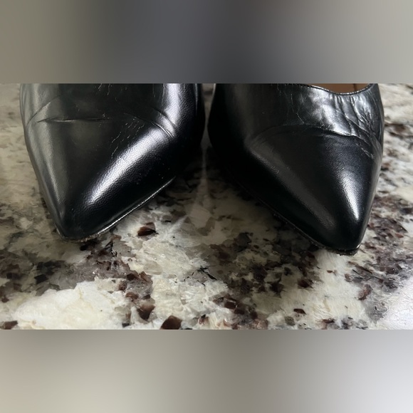 Pedro Garcia Black Leather Mary Jane Heels - Picture 5 of 5